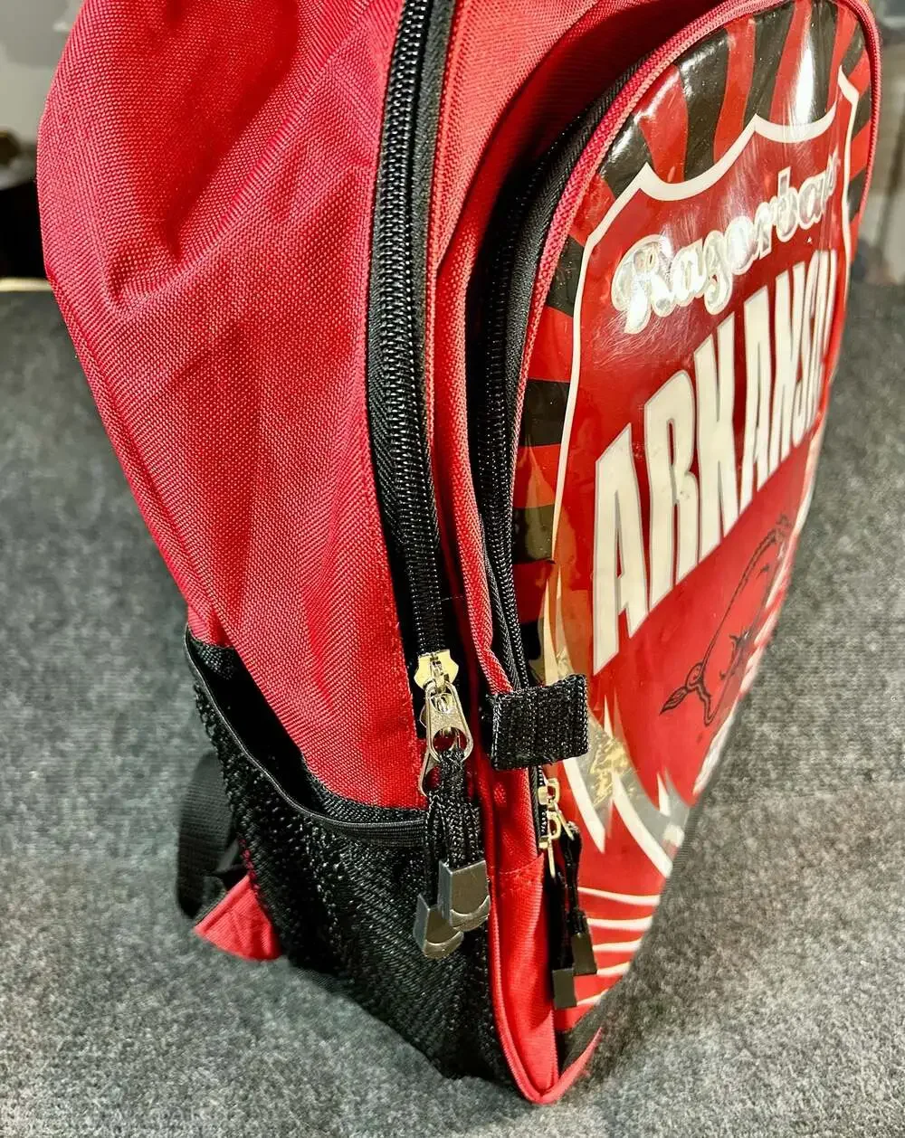 Arkansas Razorbacks NCAA Red and Black Backpack